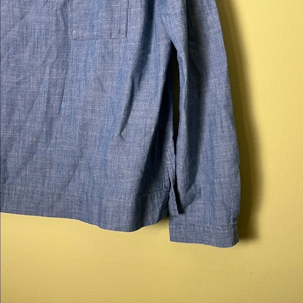 J. Crew Chambray Blue Long Sleeve Shirt